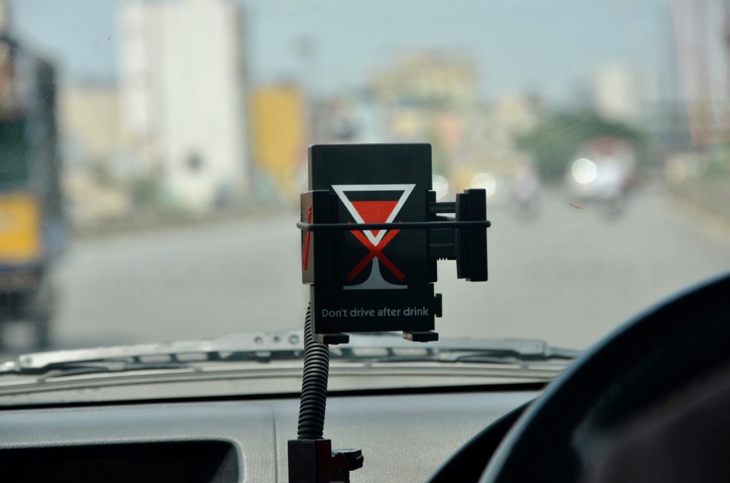 black and white traffic sign